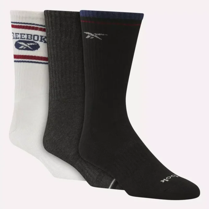 Men’s 1/2 Terry Crew Socks 3 Pairs