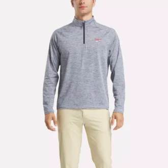Men’s Cationic Wicking Quarter-Zip Sweatshirt
