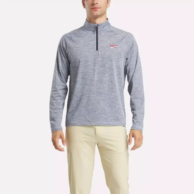 Men’s Cationic Wicking Quarter-Zip Sweatshirt Men’s Cationic Wicking Quarter-Zip Sweatshirt