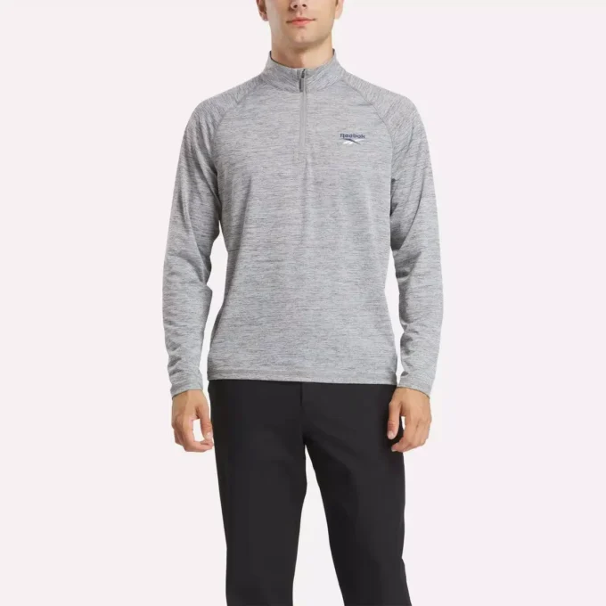 Men’s Cationic Wicking Quarter-Zip Sweatshirt Men’s Cationic Wicking Quarter-Zip Sweatshirt