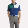 Men’s Colorblock Bonded Collar Polo Shirt Men’s Colorblock Bonded Collar Polo Shirt