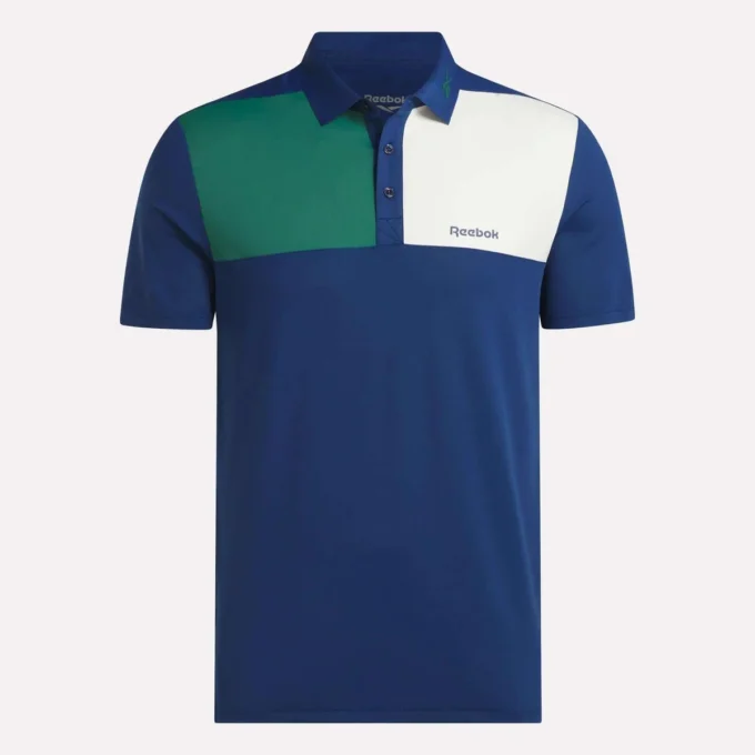 Men’s Colorblock Bonded Collar Polo Shirt Men’s Colorblock Bonded Collar Polo Shirt