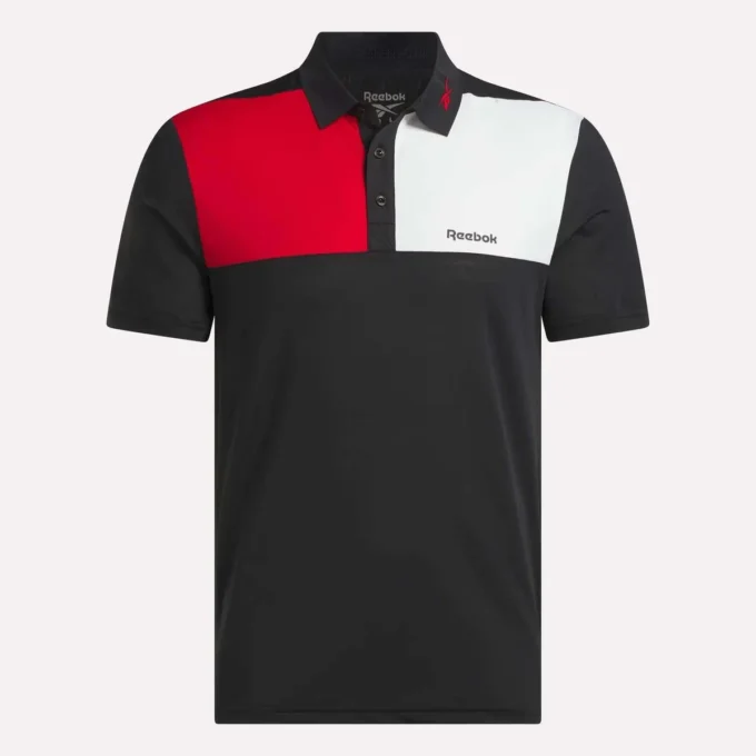 Men’s Colorblock Bonded Collar Polo Shirt Men’s Colorblock Bonded Collar Polo Shirt