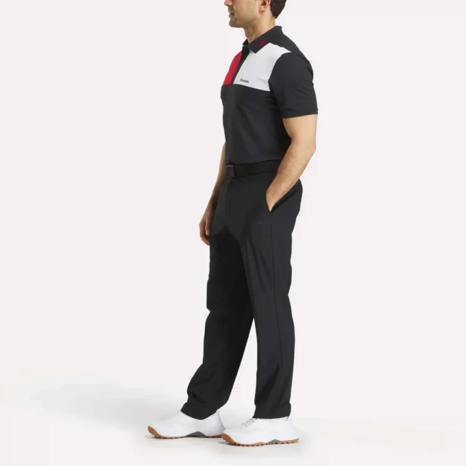 Men’s Colorblock Bonded Collar Polo Shirt Men’s Colorblock Bonded Collar Polo Shirt
