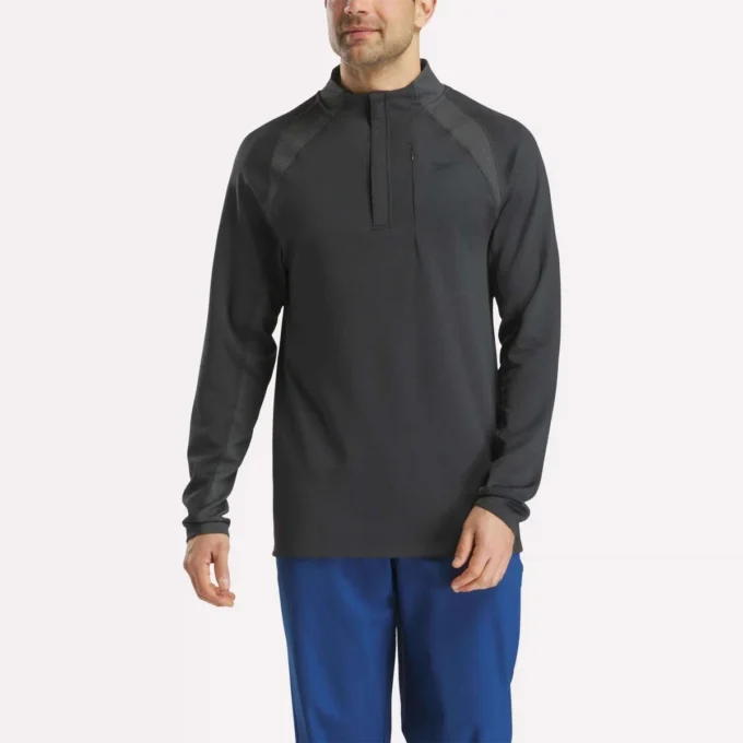 Men’s Long Sleeve Aero Flex 1/4 Zip Pullover Top Men’s Long Sleeve Aero Flex 1/4 Zip Pullover Top