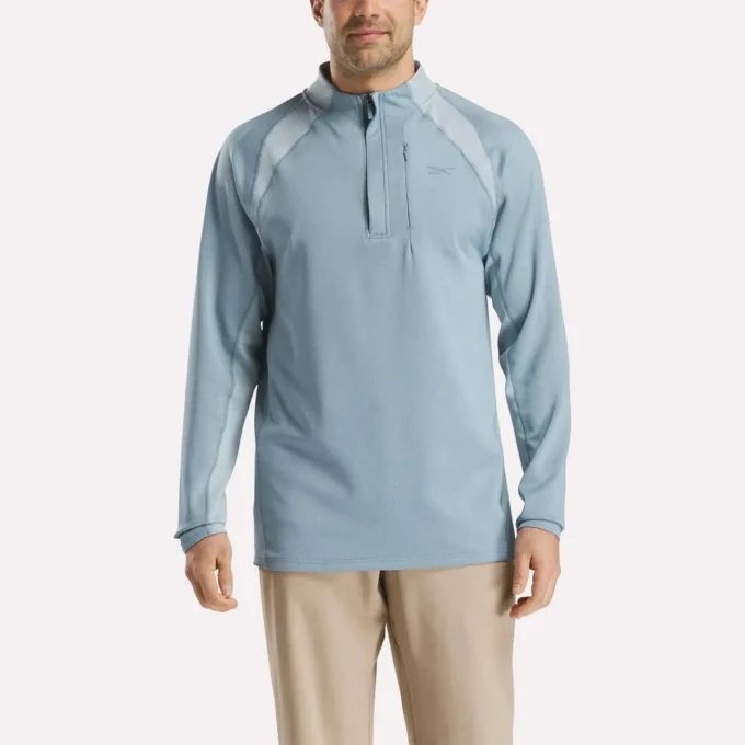 Men’s Long Sleeve Aero Flex 1/4 Zip Pullover Top Men’s Long Sleeve Aero Flex 1/4 Zip Pullover Top