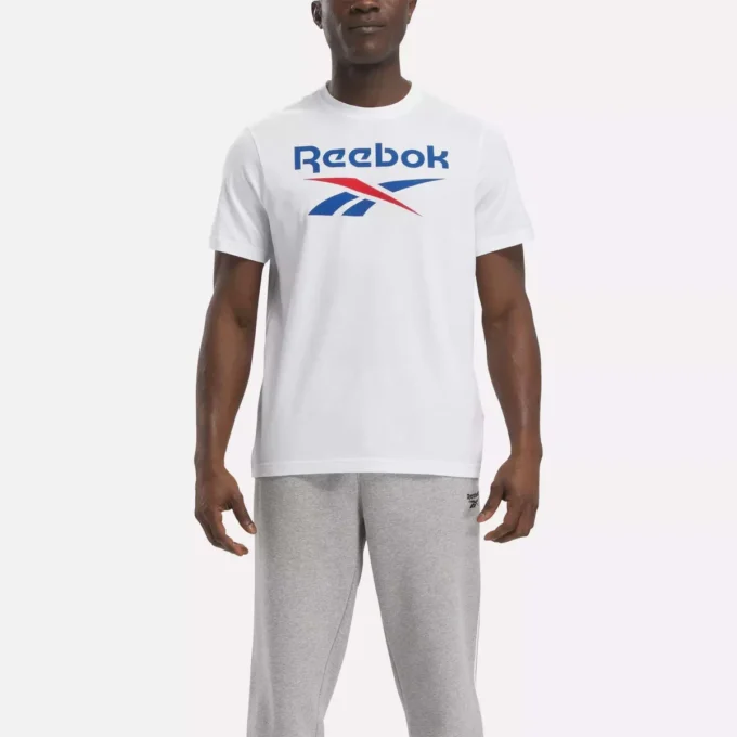 Men’s Reebok Identity Big Stacked Logo T-Shirt