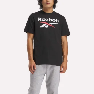 Men’s Reebok Identity Big Stacked Logo T-Shirt