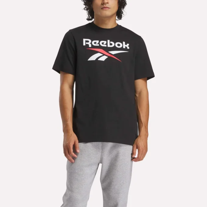 Men’s Reebok Identity Big Stacked Logo T-Shirt