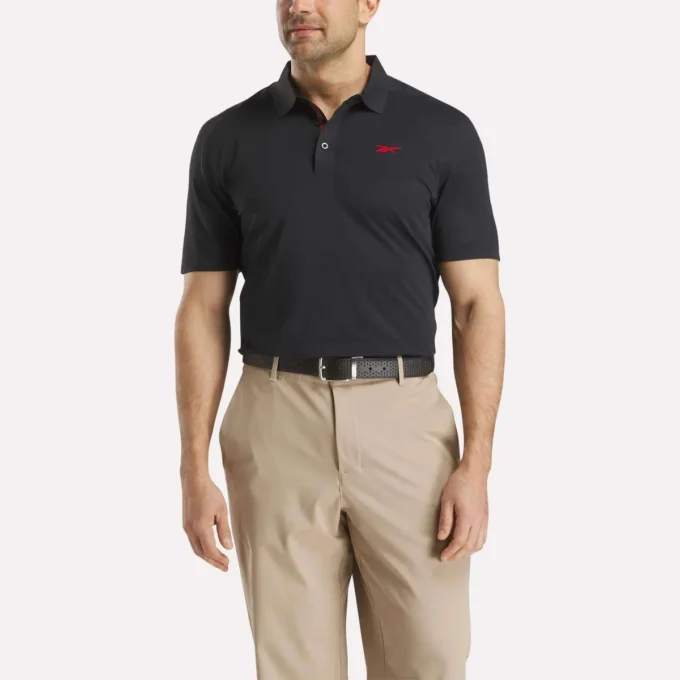 Men’s Short Sleeve Bonded Micro Pique Polo Shirt Men’s Short Sleeve Bonded Micro Pique Polo Shirt