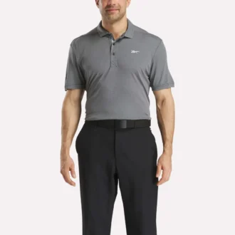Men’s Short Sleeve Oxford Knit Pique Polo Shirt