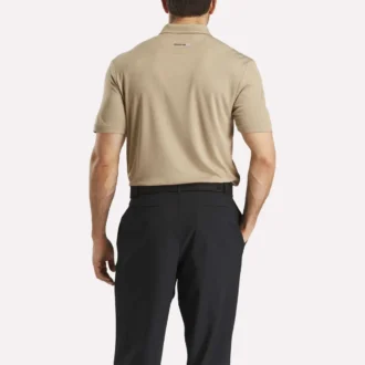 Men’s Short Sleeve Oxford Knit Pique Polo Shirt