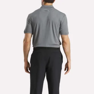 Men’s Short Sleeve Oxford Knit Pique Polo Shirt