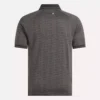 Men’s Short Sleeve Tonal Vector Jacquard Polo Shirt with Tipped Rib Trim Men’s Short Sleeve Tonal Vector Jacquard Polo Shirt with Tipped Rib Trim
