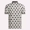 Men’s Short Sleeve Vector Argyle Print Polo Men’s Short Sleeve Vector Argyle Print Polo