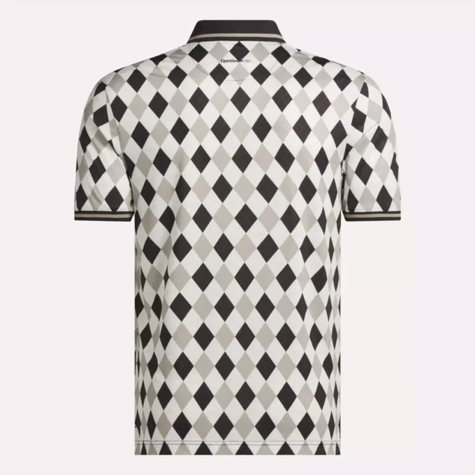 Men’s Short Sleeve Vector Argyle Print Polo Men’s Short Sleeve Vector Argyle Print Polo