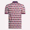 Men’s Short Sleeve Vector Argyle Print Polo Men’s Short Sleeve Vector Argyle Print Polo