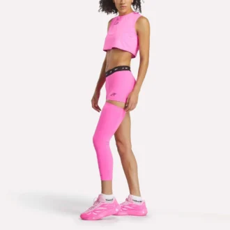 Reebok x Angel Reese Mini Shorts & Sleeve