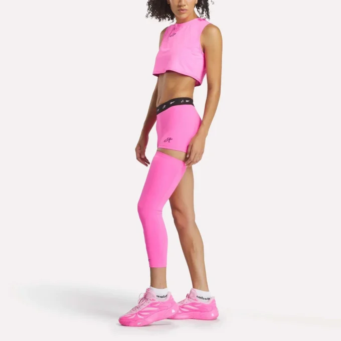 Reebok x Angel Reese Mini Shorts & Sleeve Reebok x Angel Reese Mini Shorts & Sleeve