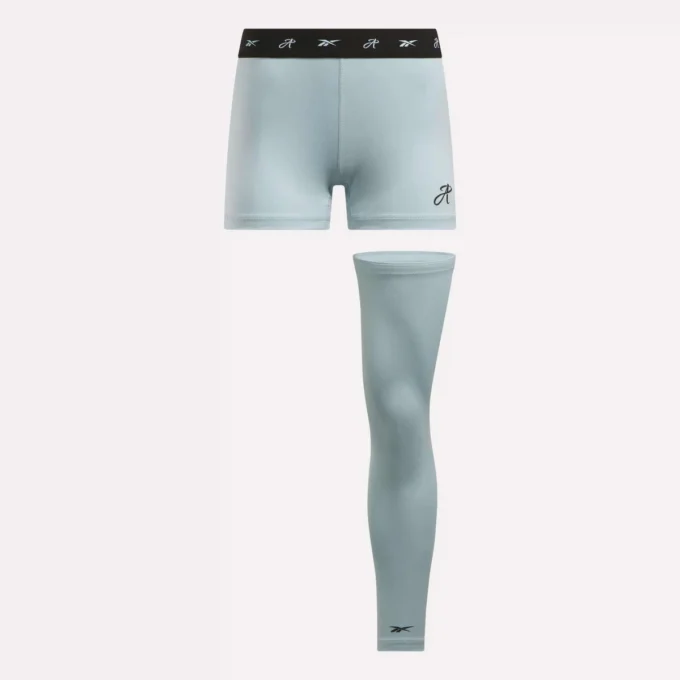 Reebok x Angel Reese Mini Shorts & Sleeve Reebok x Angel Reese Mini Shorts & Sleeve