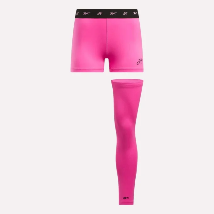 Reebok x Angel Reese Mini Shorts & Sleeve Reebok x Angel Reese Mini Shorts & Sleeve