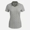 Women’s Cap Sleeve Johnny Collar Micro Floral Polo Shirt Women’s Cap Sleeve Johnny Collar Micro Floral Polo Shirt