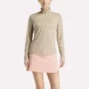 Women’s Long Sleeve Engineered Vector Jacquard 1/4 Zip Golf Pullover Top Women’s Long Sleeve Engineered Vector Jacquard 1/4 Zip Golf Pullover Top