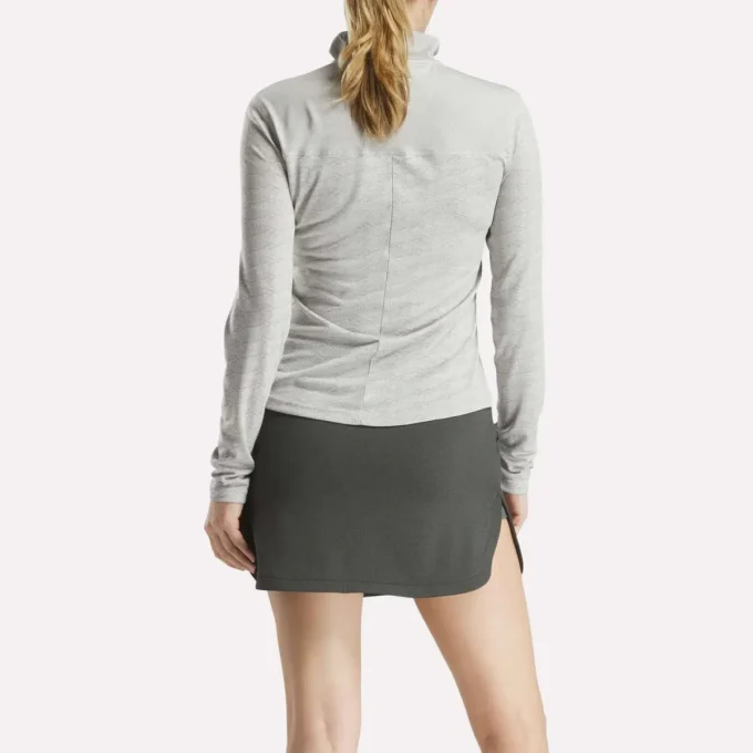 Women’s Long Sleeve Engineered Vector Jacquard 1/4 Zip Golf Pullover Top Women’s Long Sleeve Engineered Vector Jacquard 1/4 Zip Golf Pullover Top