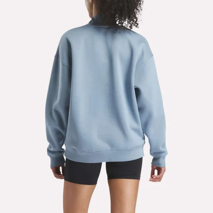 Women’s Longline Roll Neck Sweatshirt