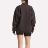 Women’s Longline Roll Neck Sweatshirt