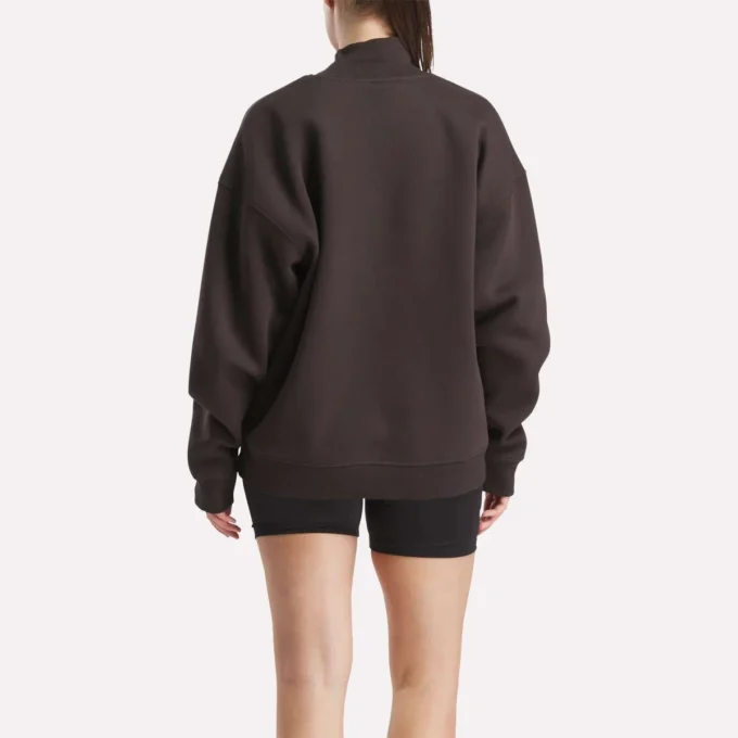 Women’s Longline Roll Neck Sweatshirt