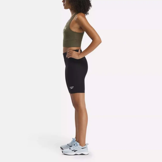 Women’s Reebok Identity Small Logo Cotton Bike Short 7″ Women’s Reebok Identity Small Logo Cotton Bike Short 7″
