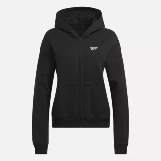 Women’s Reebok Identity Small Logo Fleece Full-Zip Hoodie