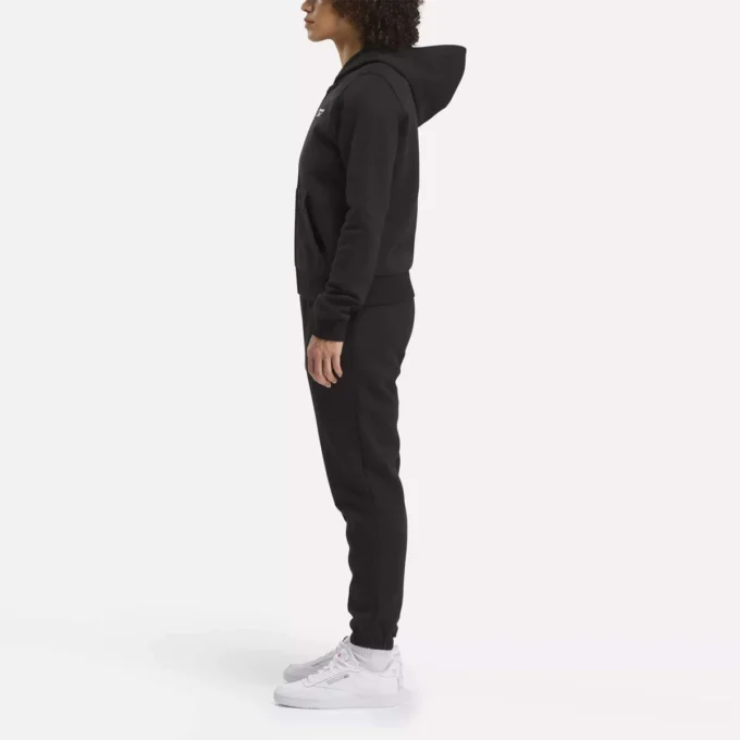 Women’s Reebok Identity Small Logo Fleece Full-Zip Hoodie Women’s Reebok Identity Small Logo Fleece Full-Zip Hoodie