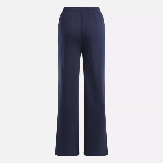 Women’s Reebok Identity Small Logo Fleece Wide Leg Pants Women’s Reebok Identity Small Logo Fleece Wide Leg Pants