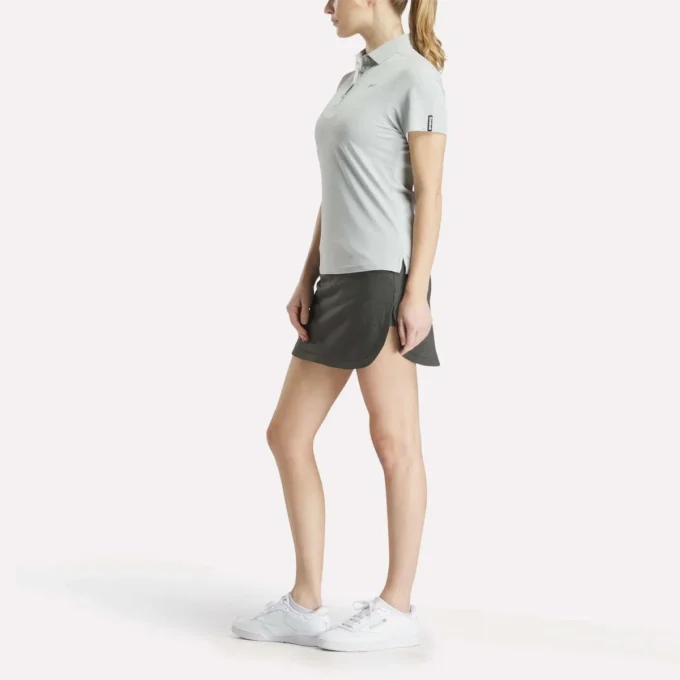 Women’s Short Sleeve Stretch Pique Placket Polo Shirt Women’s Short Sleeve Stretch Pique Placket Polo Shirt