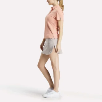 Women’s Short Sleeve Stretch Pique Placket Polo Shirt Women’s Short Sleeve Stretch Pique Placket Polo Shirt