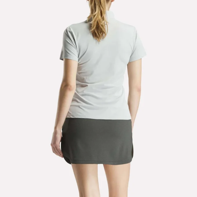 Women’s Short Sleeve Stretch Pique Placket Polo Shirt Women’s Short Sleeve Stretch Pique Placket Polo Shirt