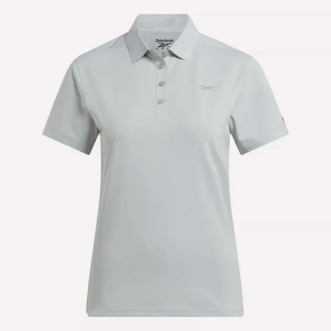 Women’s Short Sleeve Stretch Pique Placket Polo Shirt Women’s Short Sleeve Stretch Pique Placket Polo Shirt