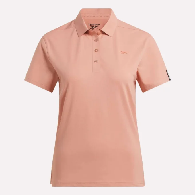 Women’s Short Sleeve Stretch Pique Placket Polo Shirt Women’s Short Sleeve Stretch Pique Placket Polo Shirt
