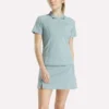Women’s Short Sleeve Zip Bodycon Golf Polo Shirt Women’s Short Sleeve Zip Bodycon Golf Polo Shirt