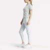 Women’s Short Sleeve Zip Bodycon Golf Polo Shirt Women’s Short Sleeve Zip Bodycon Golf Polo Shirt