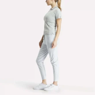 Women’s Short Sleeve Zip Bodycon Golf Polo Shirt
