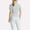 Women’s Short Sleeve Zip Bodycon Golf Polo Shirt Women’s Short Sleeve Zip Bodycon Golf Polo Shirt
