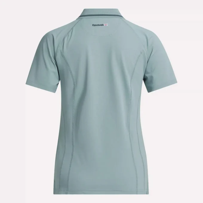 Women’s Short Sleeve Zip Bodycon Golf Polo Shirt Women’s Short Sleeve Zip Bodycon Golf Polo Shirt