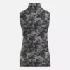 Women’s Sleeveless Mock Neck Golf Top – Vector Abstract Print