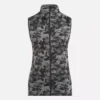 Women’s Sleeveless Mock Neck Golf Top – Vector Abstract Print