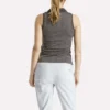 Women’s Sleeveless Tonal Vector Jacquard Golf Polo Shirt Women’s Sleeveless Tonal Vector Jacquard Golf Polo Shirt