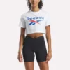 Women’s Two-Color Logo Crew Cropped Short Sleeve Tee Women’s Two-Color Logo Crew Cropped Short Sleeve Tee