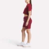 Women’s Two-Color Logo Crew Cropped Short Sleeve Tee